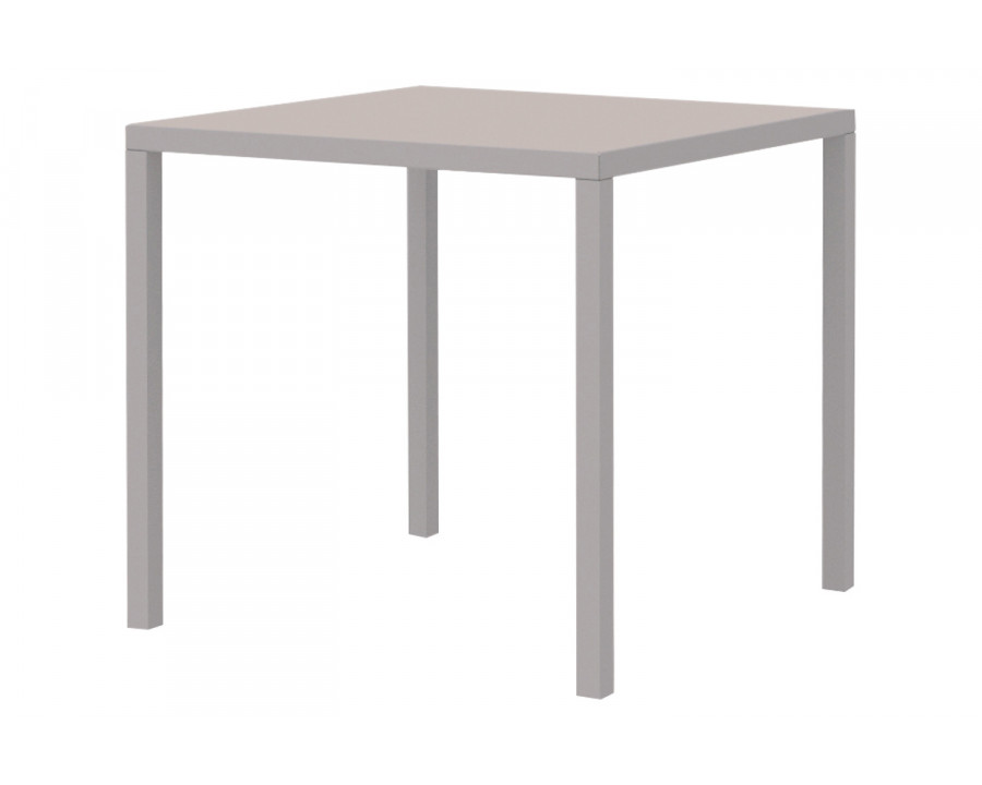 Bellini Quatris Self Adjustable Square Dining Table - Mud Gray