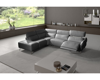 Bellini Rimini Sectional - Dark Gray, Left Hand Facing