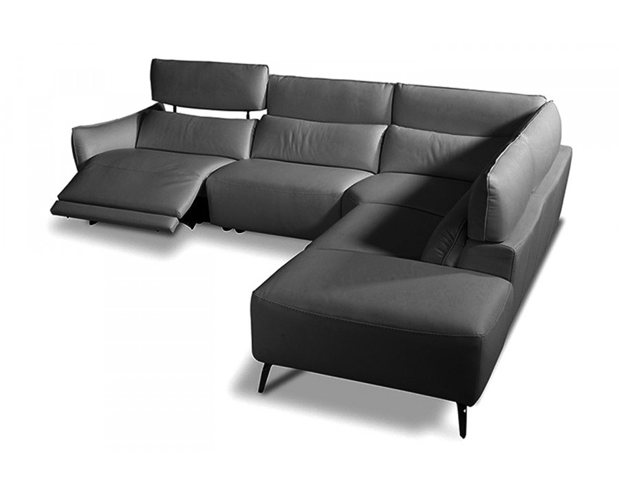 Bellini Rimini Sectional - Dark Gray, Right Hand Facing