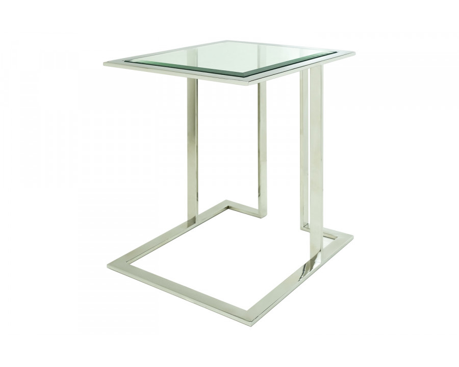 Bellini - Rina End Table in Silver