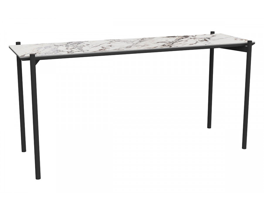 Bellini - Rocco Sofa Table with Shiny Ceramic Top in Capraia