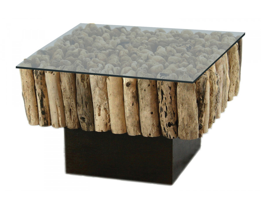 Bellini - Safari End Table in Natural Wood