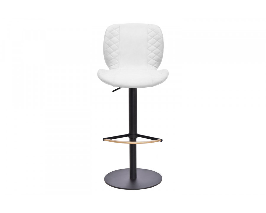 Bellini Sean Hydraulic Barstool - White