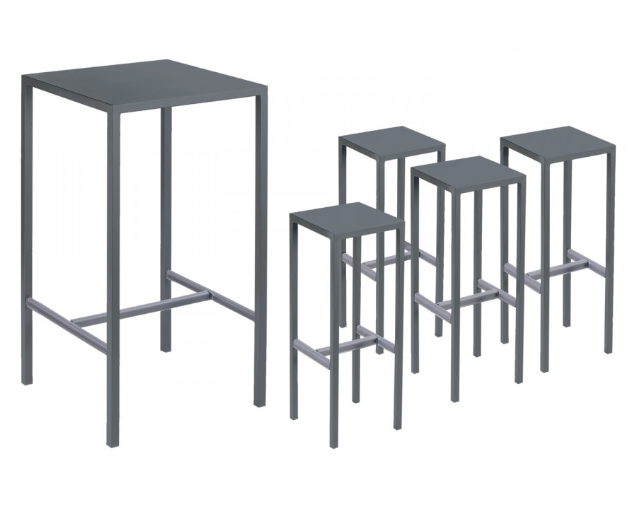 Bellini - Seaside 1 Bar Table & 4 Barstools Set of 5