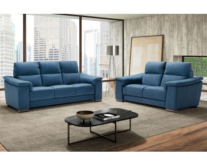 Bellini - Sicilia Loveseat in Dark Blue