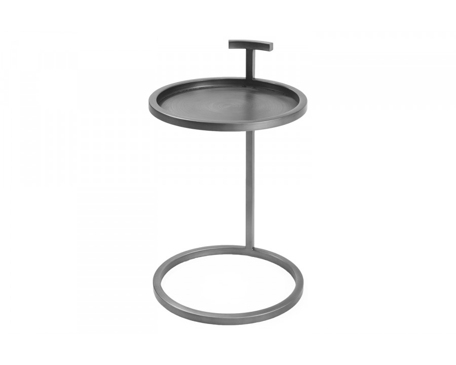 Bellini Slide End Table - Silver