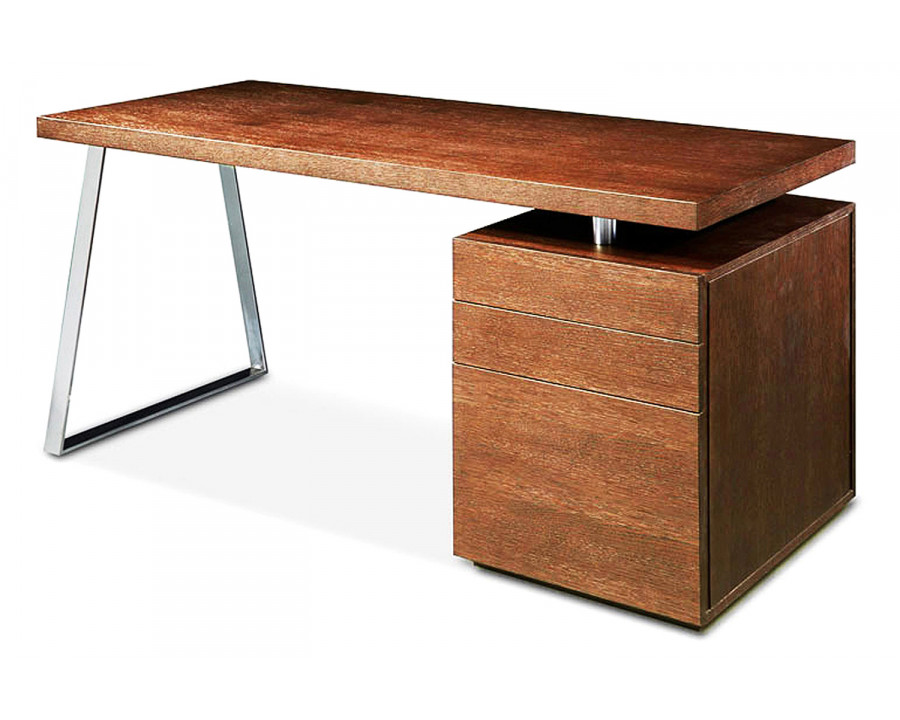 Bellini Tesla-2 Desk - Walnut