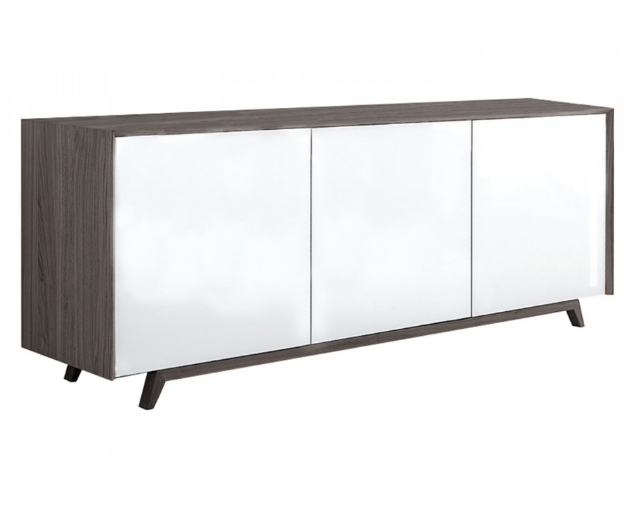 Bellini - Tischlein Sideboard in Gray Ash/White