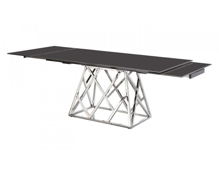 Bellini - Twist Dining Table Base Only in Silver