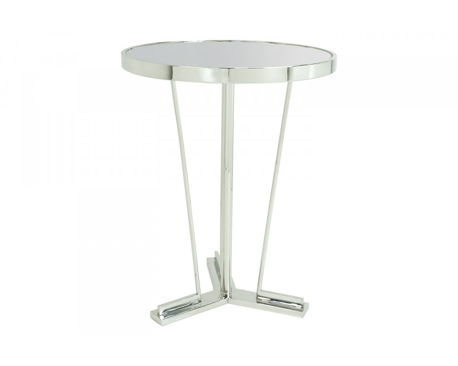 Bellini - Verti End Table in Silver