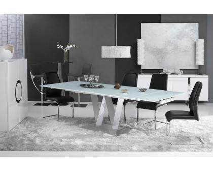 Bellini - Vicky Dining Table Base Only in Silver