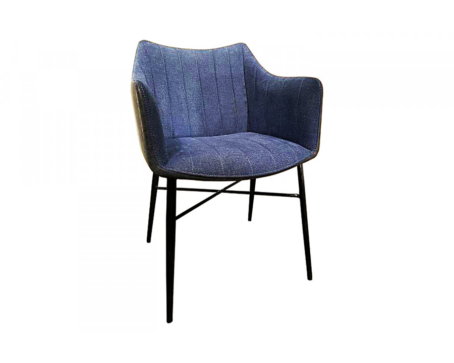 Bellini Willow Arm Dining Chair - Navy Blue