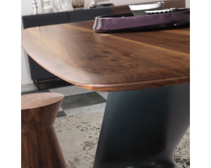 Bellini Zeta Dining Table - Anthracite, 79"