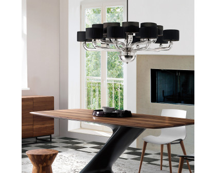 Bellini Zeta Dining Table - Anthracite, 87"