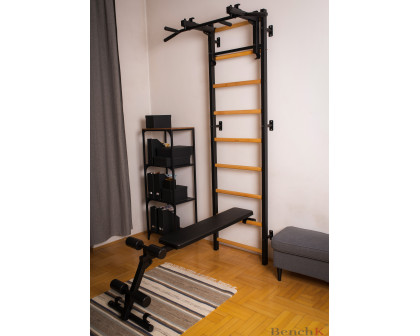 BenchK B1B Rotatable Workout Bench - Black