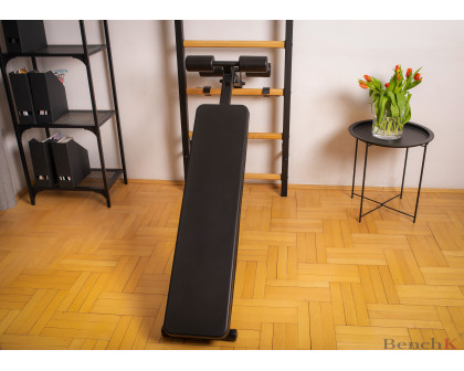 BenchK B1B Rotatable Workout Bench - Black