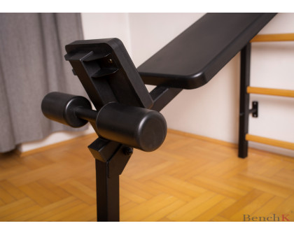 BenchK B1B Rotatable Workout Bench - Black