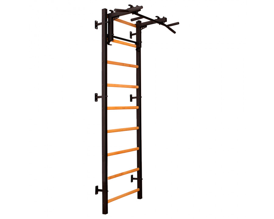 BenchK - 731 Wood Wall Bar with Convertible Pull-Up Bar