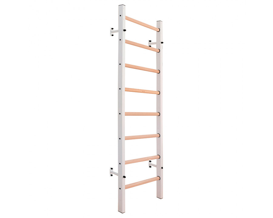 BenchK 200W Gymnastic Wall Bar - White/Wood