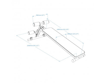 BenchK B1W Rotatable Workout Bench - White