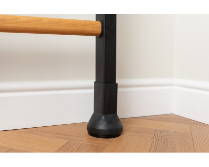 BenchK 522B Wall Bar with Pull-Up Bar and Dip Bar - Black/Wood