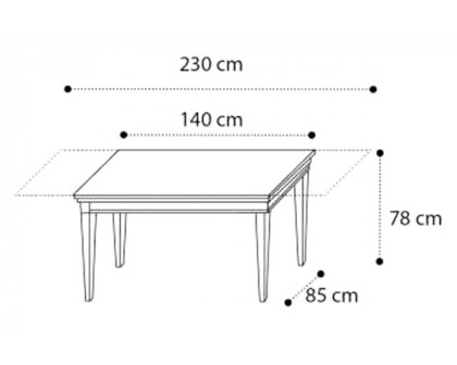 Camelgroup Treviso Day Rectangular Dining Table - Cherry Wood