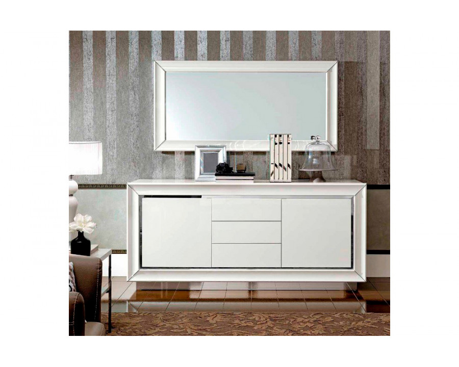 Camelgroup Dama Bianca Day 3-Door 3 Drawer Buffet - White