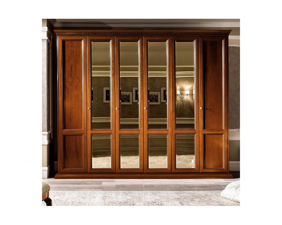 Camelgroup Treviso Night 6-Door Wardrobe - Cherry Wood