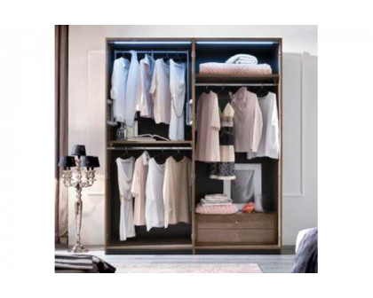 Camelgroup™ Platinum 2-Sliding Door Wardrobe - Silver Birch