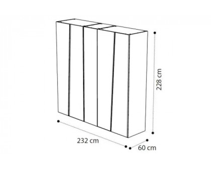 Camelgroup Storm 5-Door Wardrobe