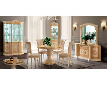 Camelgroup Aida 3-Door China Cabinet with 2 LED - Ivory