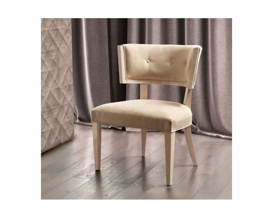 Camelgroup Kleo Dining Chair - Beige, Fabric/Nabuk