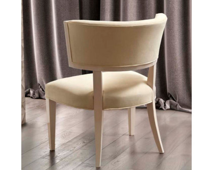 Camelgroup™ Kleo Dining Chair - Beige, Fabric/Nabuk