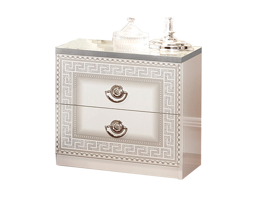 Camelgroup Aida Nightstand - White/Silver