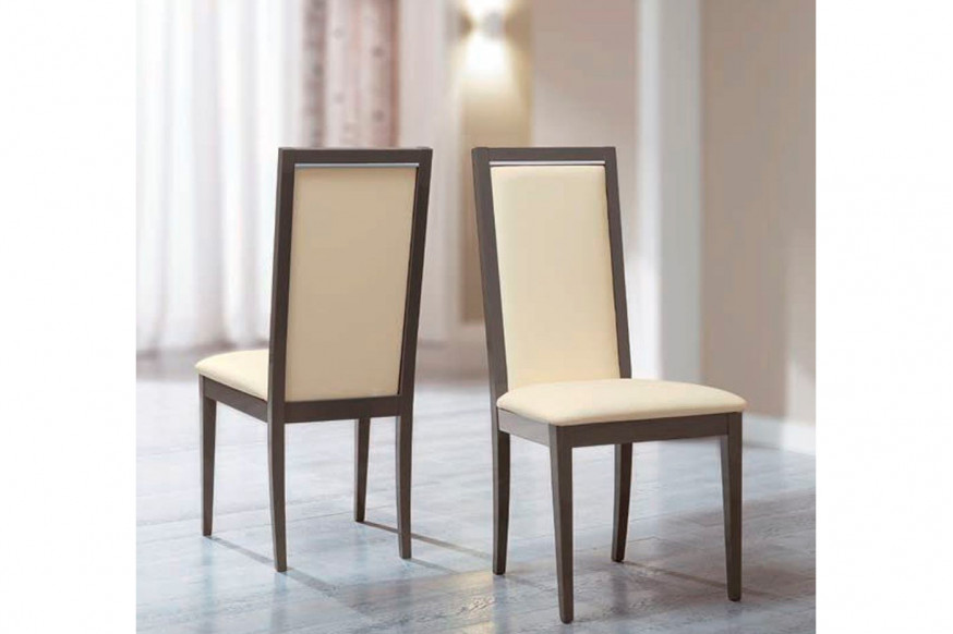 Camelgroup™ Roma Liscia Dining Chair - Ivory, Eco-Leather