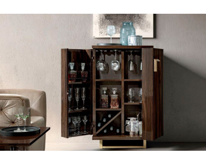 Camelgroup - Volare Day Bar Cabinet in Walnut