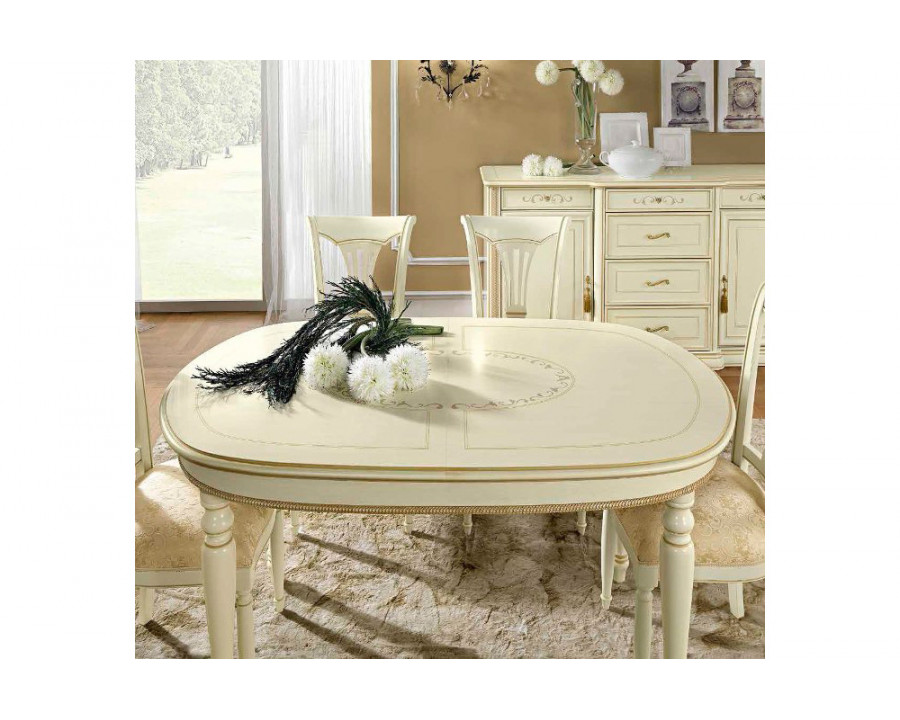 Camelgroup Siena Day Oval Dining Table with Extension - Ivory