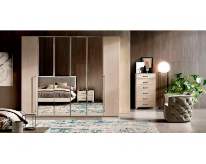 Camelgroup Maia Night 2-Door Wardrobe - Ivory