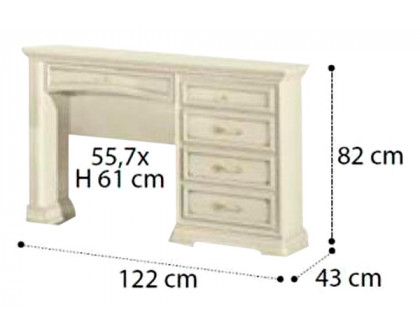 Camelgroup Vanity Mini Dresser with Drawer - Ivory