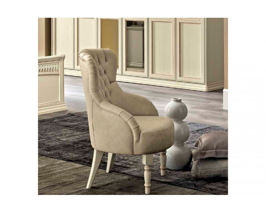 Camelgroup Torriani Night Capitone Armchair - Ivory