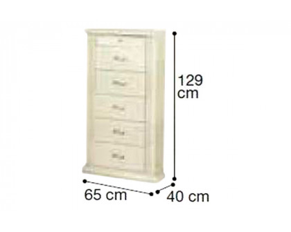 Camelgroup - Arena 7 Drawer Chest in Ivory