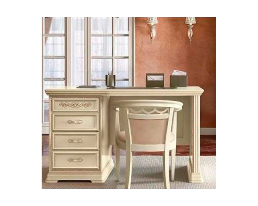 Camelgroup - Premium 3 Drawer Writing Desk in Ivory