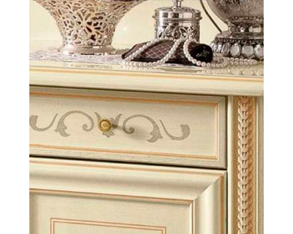 Camelgroup - Premium 3 Drawer Writing Desk in Ivory