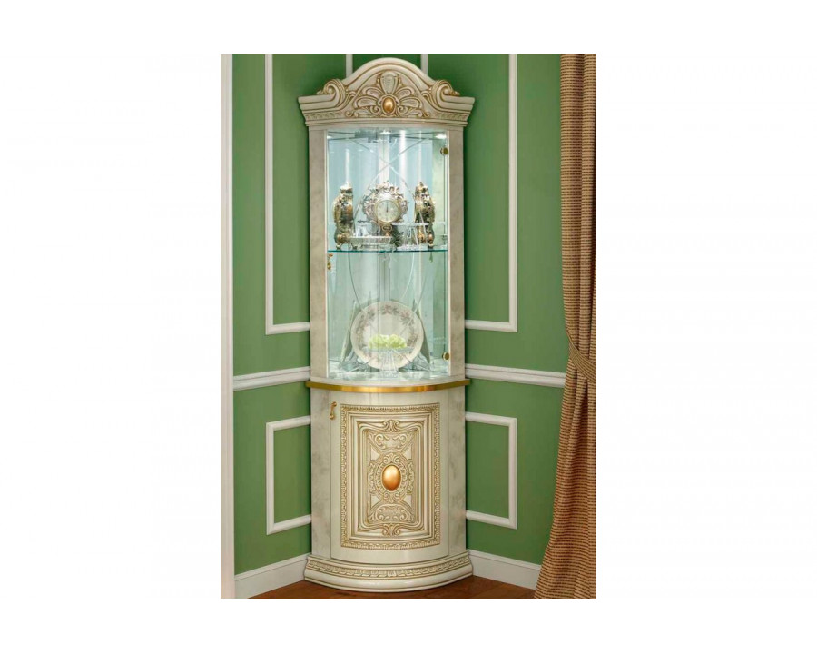 Camelgroup - Leonardo Corner Cabinet in Ivory