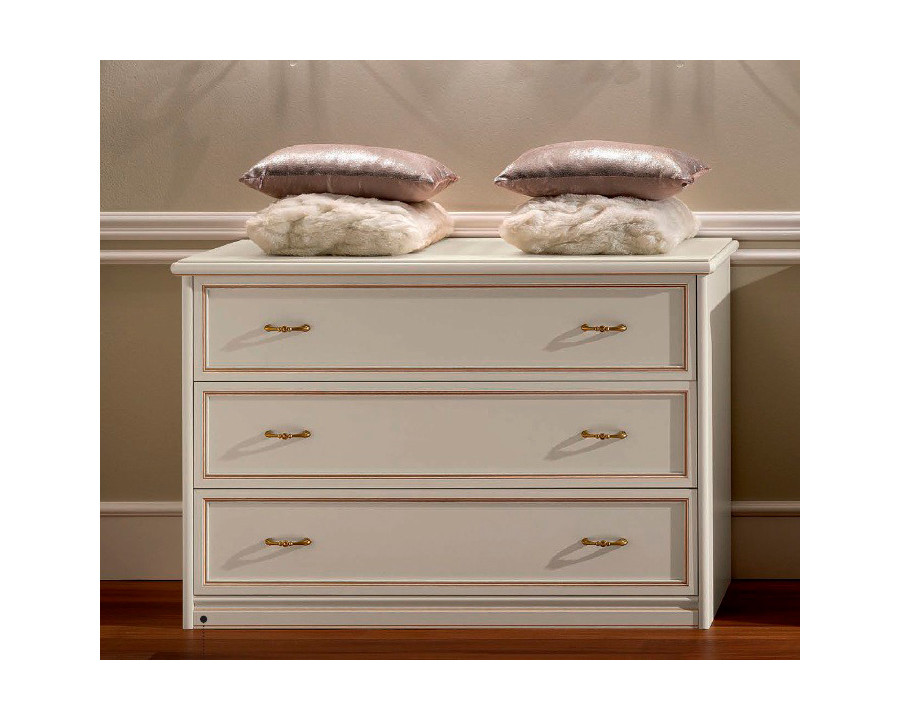 Camelgroup - Ricordi 3 Drawers Single Dresser in Ivory