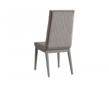 Camelgroup Flute Stripe Dining Chair - Gray, Fabric