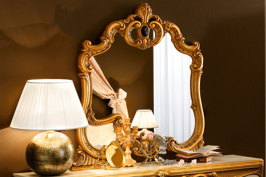 Camelgroup™ Barocco Mirror - Ivory/Gold