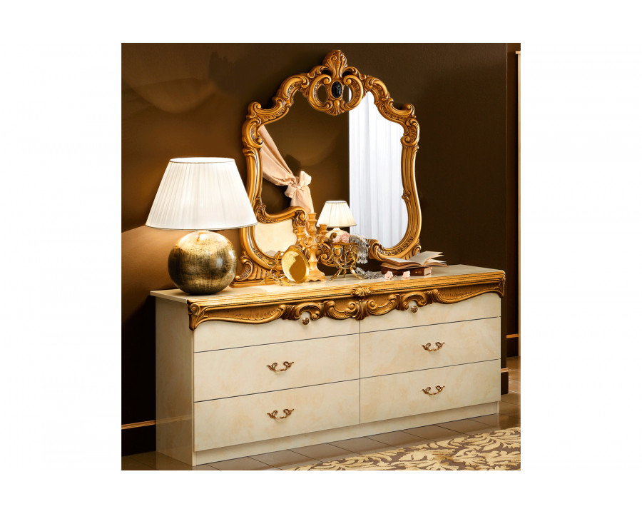 Camelgroup Barocco Single Dresser - Ivory/Gold