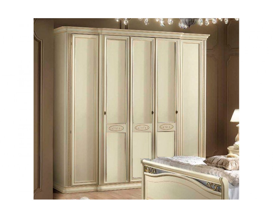 Camelgroup Nostalgia Ricordi 5-Door Wardrobe - Ivory