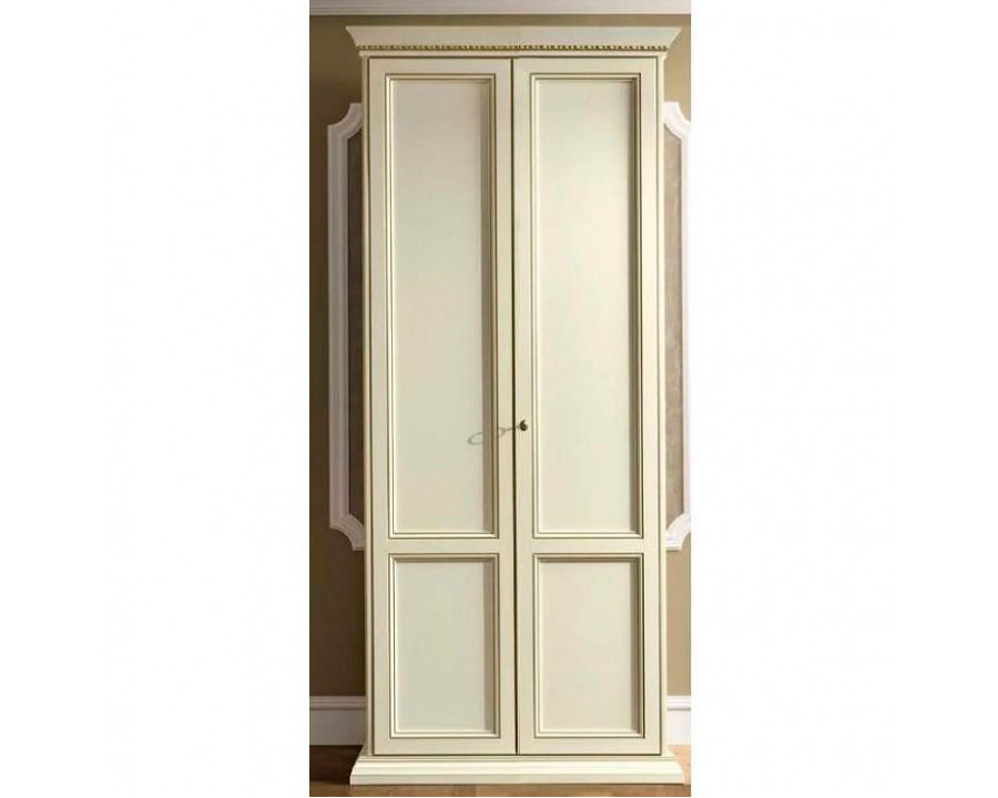 Camelgroup Treviso Night 2-Door Wardrobe - White Ash